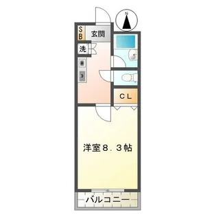 マンションハルカ【2階】の間取り