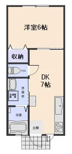 eハウス A【1階】の間取り