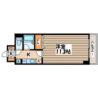 青葉レジデンス【4階】の間取り