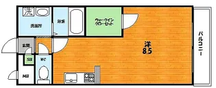 アンプルールフラーリッシュ【1階】の間取り