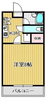 パレス・ベラージオ【1階】の間取り