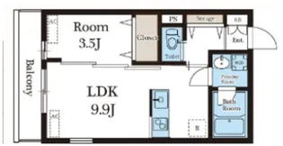 レミオ五番館【3階】の間取り
