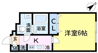 アトリオフラッツ新小岩【1階】の間取り