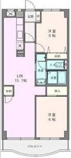 ボヌール秦野II【3階】の間取り