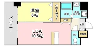 福岡県北九州市小倉北区京町4【マンション】の間取り