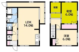 広島県広島市西区楠木町4【一戸建】の間取り