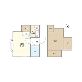 カーサ川口【2階】の間取り