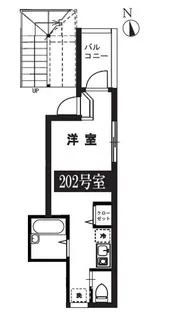 エスフラット葛飾【2階】の間取り