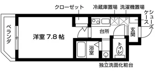 KCCフラット鞍馬口【2階】の間取り