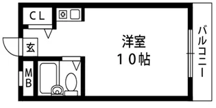 タクティ加美【4階】の間取り