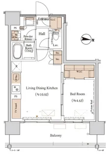 ブランシエスタ木場【5階】の間取り