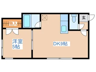 マインハイム【1階】の間取り