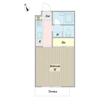 ベルフォール【2階】の間取り