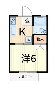 渡辺ハイツB【2階】の間取り