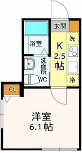 ブリーズ東船橋【1階】の間取り