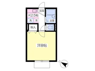 コーポ・リュミエール【2階】の間取り