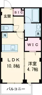 ノルデランテ篠崎【2階】の間取り