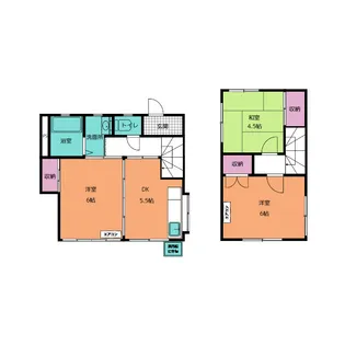 群馬県佐波郡玉村町大字板井【一戸建】の間取り