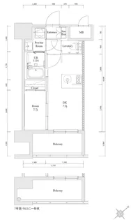 エンクレスト博多駅南FIT【4階】の間取り