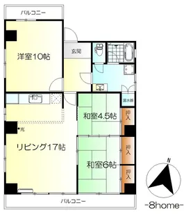 誠和マンション【3階】の間取り