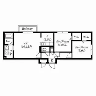 エルシア発寒中央【3階】の間取り