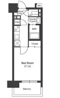 willDo中洲【2階】の間取り