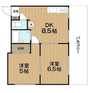 ベルフォーレ【1階】の間取り