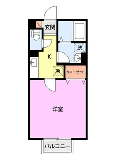 アムール陽光【1階】の間取り