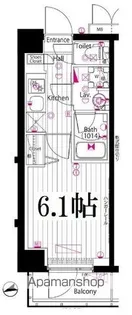 ガーラ・ヴィスタ横浜子安【3階】の間取り