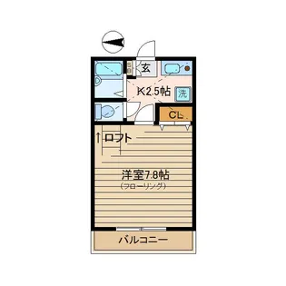 ライトアップ中野坂上【2階】の間取り