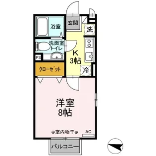 神奈川県相模原市緑区原宿3【アパート】の間取り