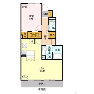 東京都小金井市貫井北町3【アパート】の間取り
