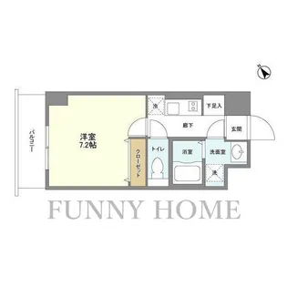 東京都世田谷区三軒茶屋1【マンション】の間取り