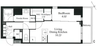 東京都千代田区外神田4【マンション】の間取り