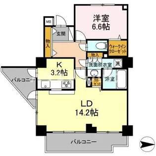アコール北千住【8階】の間取り