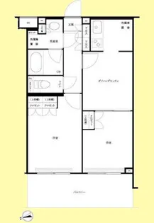 ルーブル大森西【5階】の間取り