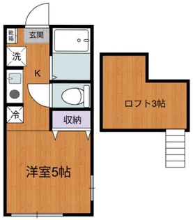 アクア和田【1階】の間取り