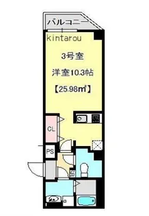 グランブルー森下【2階】の間取り