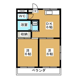 ピースフルマンション【3階】の間取り