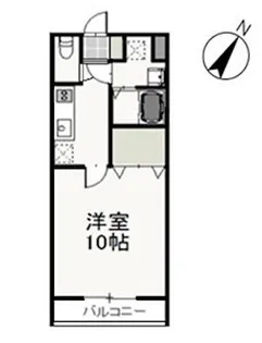 Verde大供【1階】の間取り