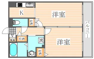 アルティザ博多プレミア【5階】の間取り
