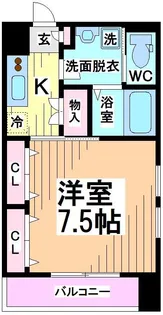 東京都世田谷区北沢5【マンション】の間取り