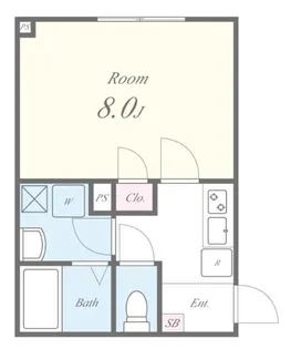 ルピナス平井【2階】の間取り