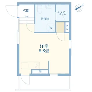 filo三軒茶屋【1階】の間取り