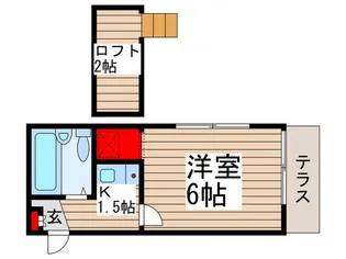 レジデンス西浦和【1階】の間取り
