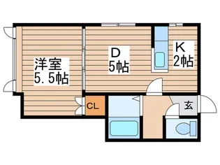 アーバンコート南郷I【3階】の間取り