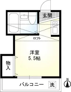 神奈川県横浜市緑区白山1【アパート】の間取り
