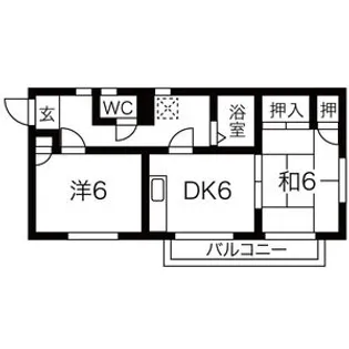 セントラルたちばな【3階】の間取り