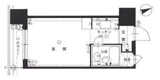 コア東堀【8階】の間取り