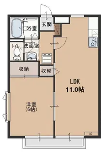 埼玉県新座市新堀2【アパート】の間取り